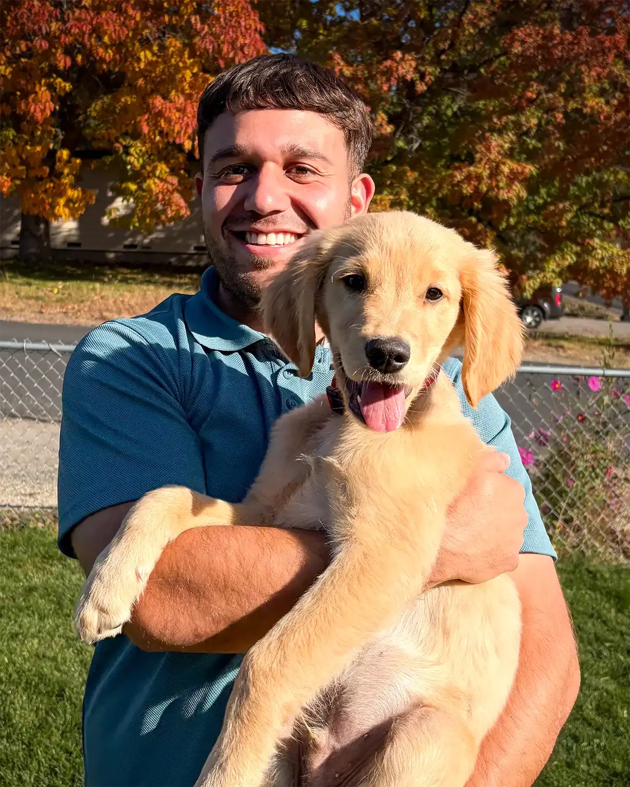 Alex and his dog Melo